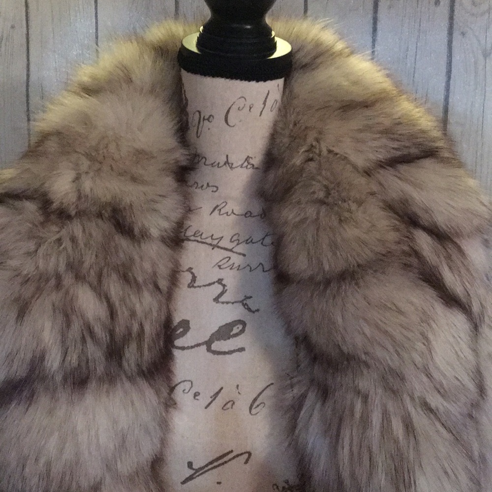 Vintage Silver Fox Long Fur Coat - Picture 3 of 8